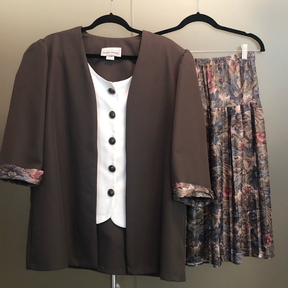 16W 2pc Skirt  Set